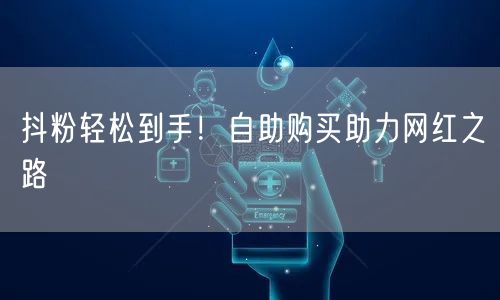 抖粉轻松到手！自助购买助力网红之路