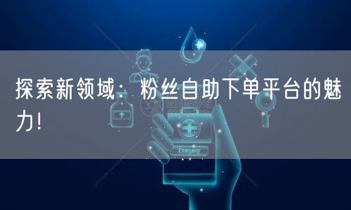 探索新领域：粉丝自助下单平台的魅力！