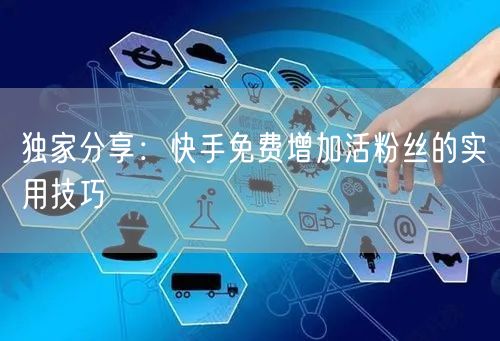 独家分享：快手免费增加活粉丝的实用技巧