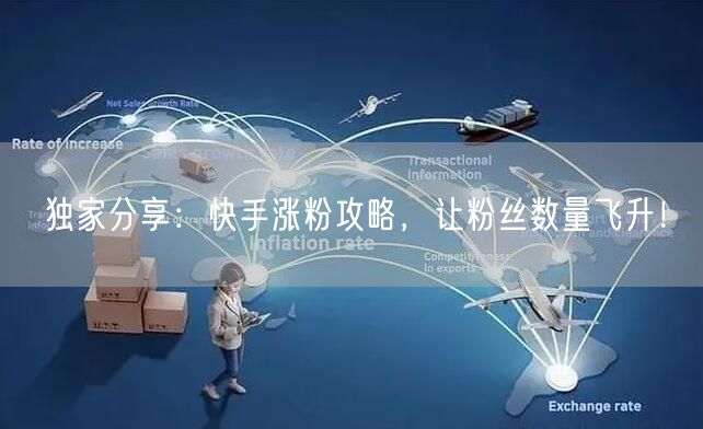 独家分享：快手涨粉攻略，让粉丝数量飞升！