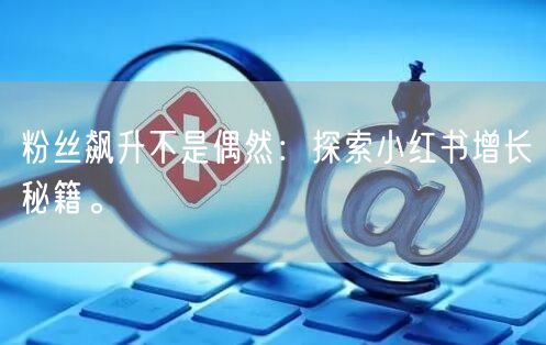 粉丝飙升不是偶然：探索小红书增长秘籍。