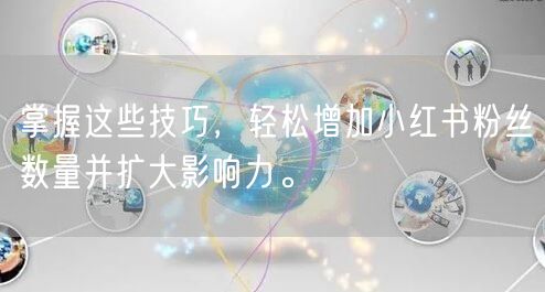 掌握这些技巧，轻松增加小红书粉丝数量并扩大影响力。