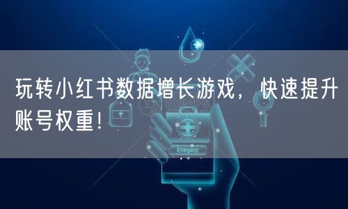 玩转小红书数据增长游戏，快速提升账号权重！