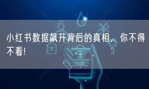 小红书数据飙升背后的真相，你不得不看!