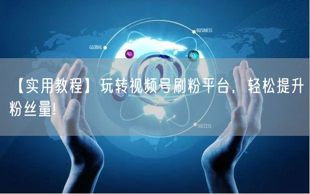 【实用教程】玩转视频号刷粉平台，轻松提升粉丝量!